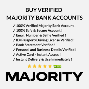 Buy Verified Majority Bank Accounts