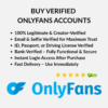 BUY VERIFIED ONLYFANS ACCOUNTS