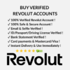 Buy Verified Revolut Accounts