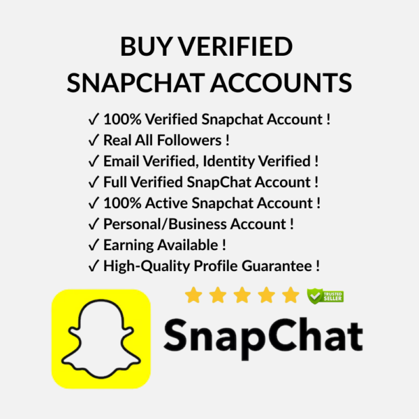 Buy Verified Snapchat Accounts
